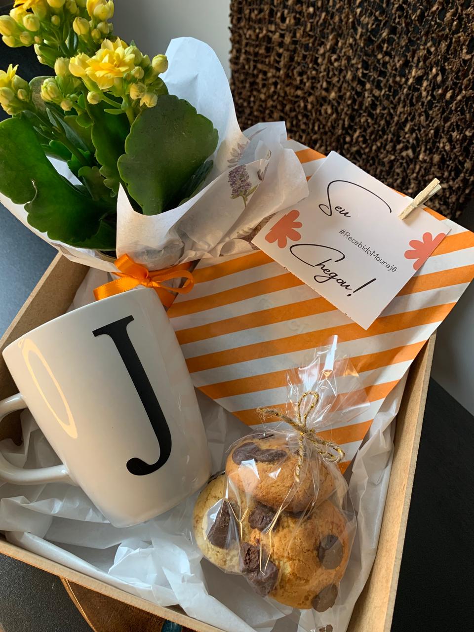 Detalhe da cesta romântica especial